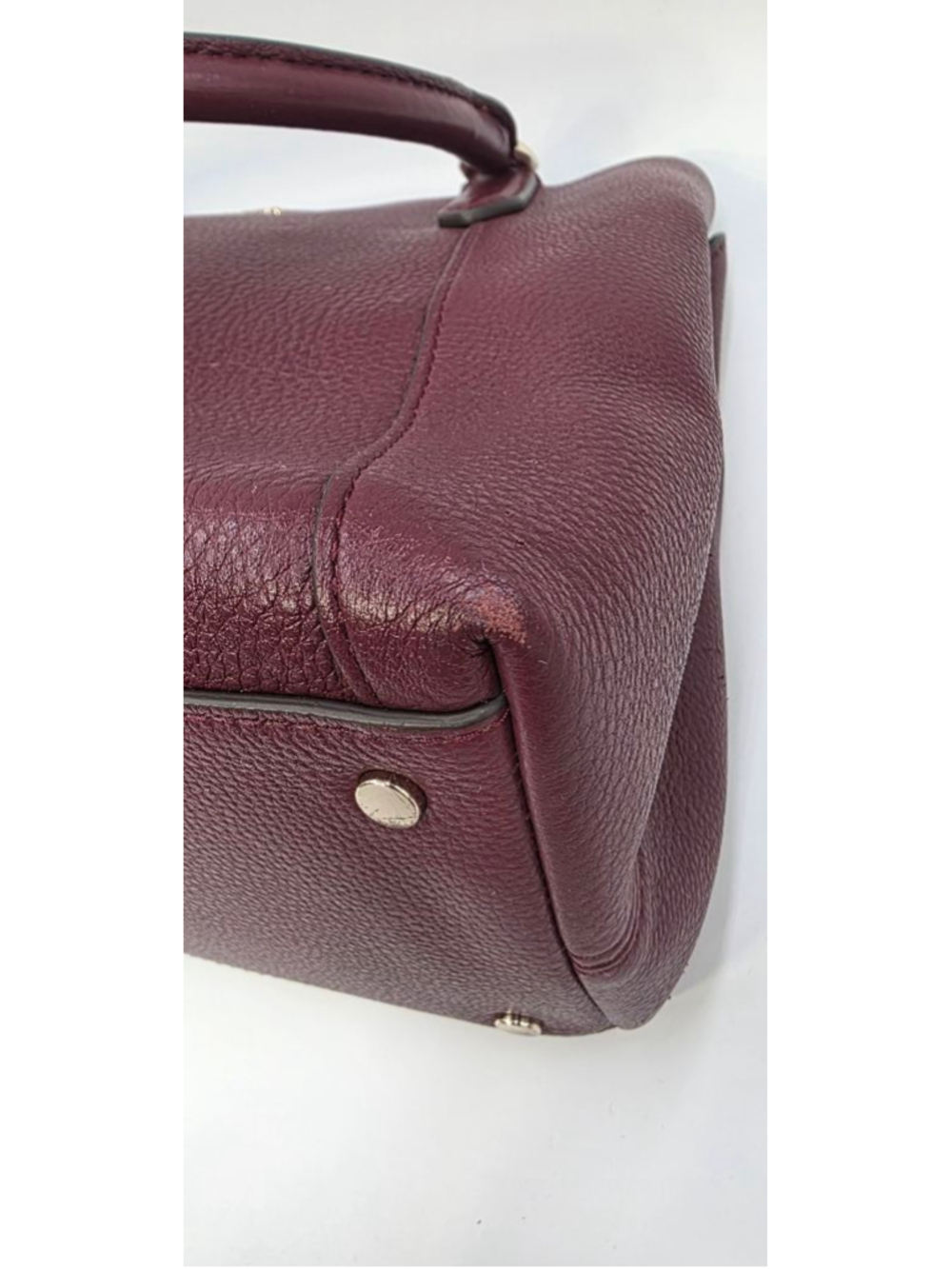 Kate Spade Jackson Deep Cherrywood Satchel Purse with matching Wallet - Picture 14 of 16